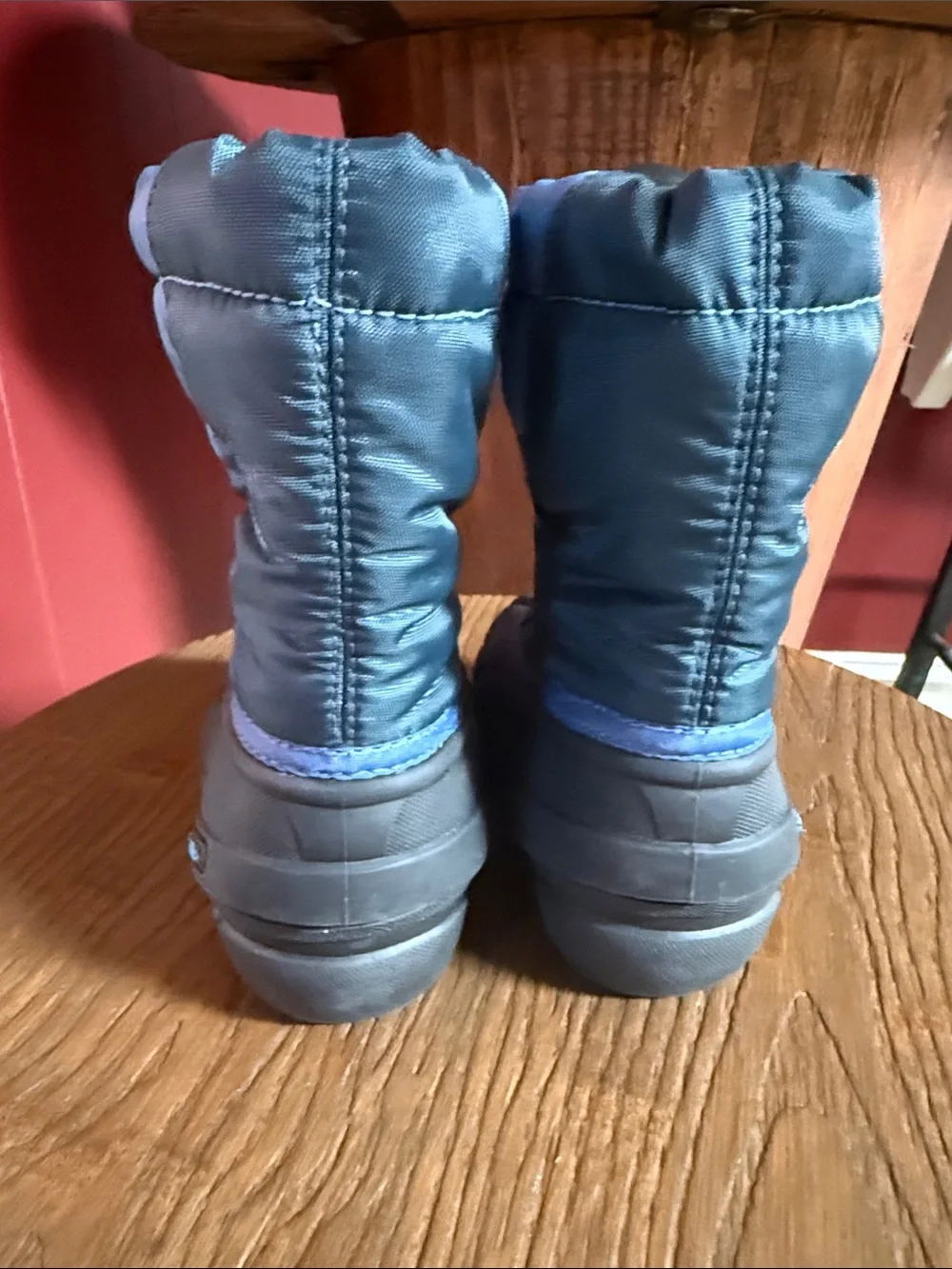 Sorel Kids Blue Pull-Cord  Snow Boots